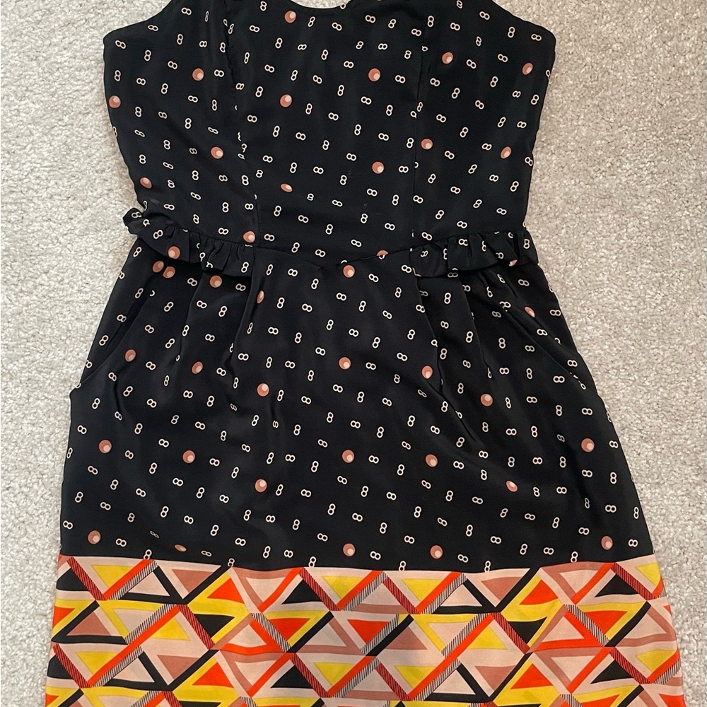 Xhileration Lightweight Smocked Sundress with Pockets, Knee Length
